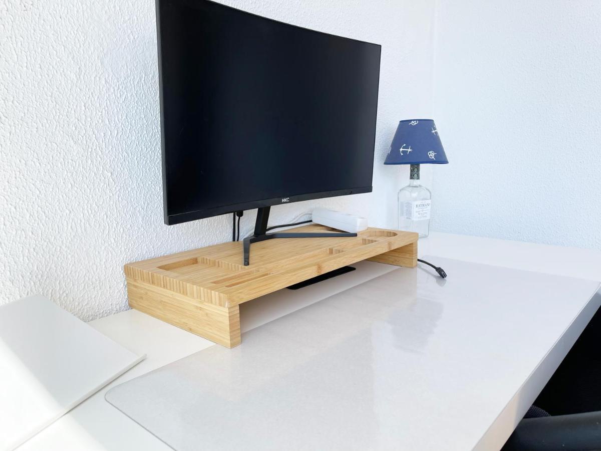Panoramic Seaview - 2 Bedroom, Main Ave, 15 Min Walk Beach, Workspace Албуфейра Екстериор снимка